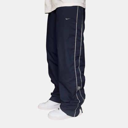 SUPER RARE 2000s Nike Trackpants Blue - (L)