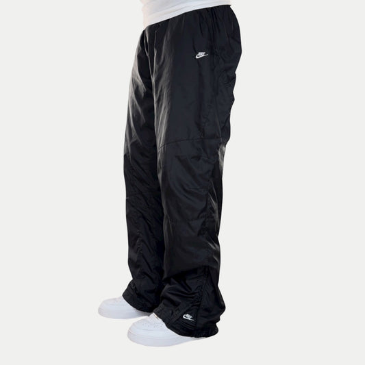SUPER RARE 2000s Baggy Nike Trackpants Black - (M)
