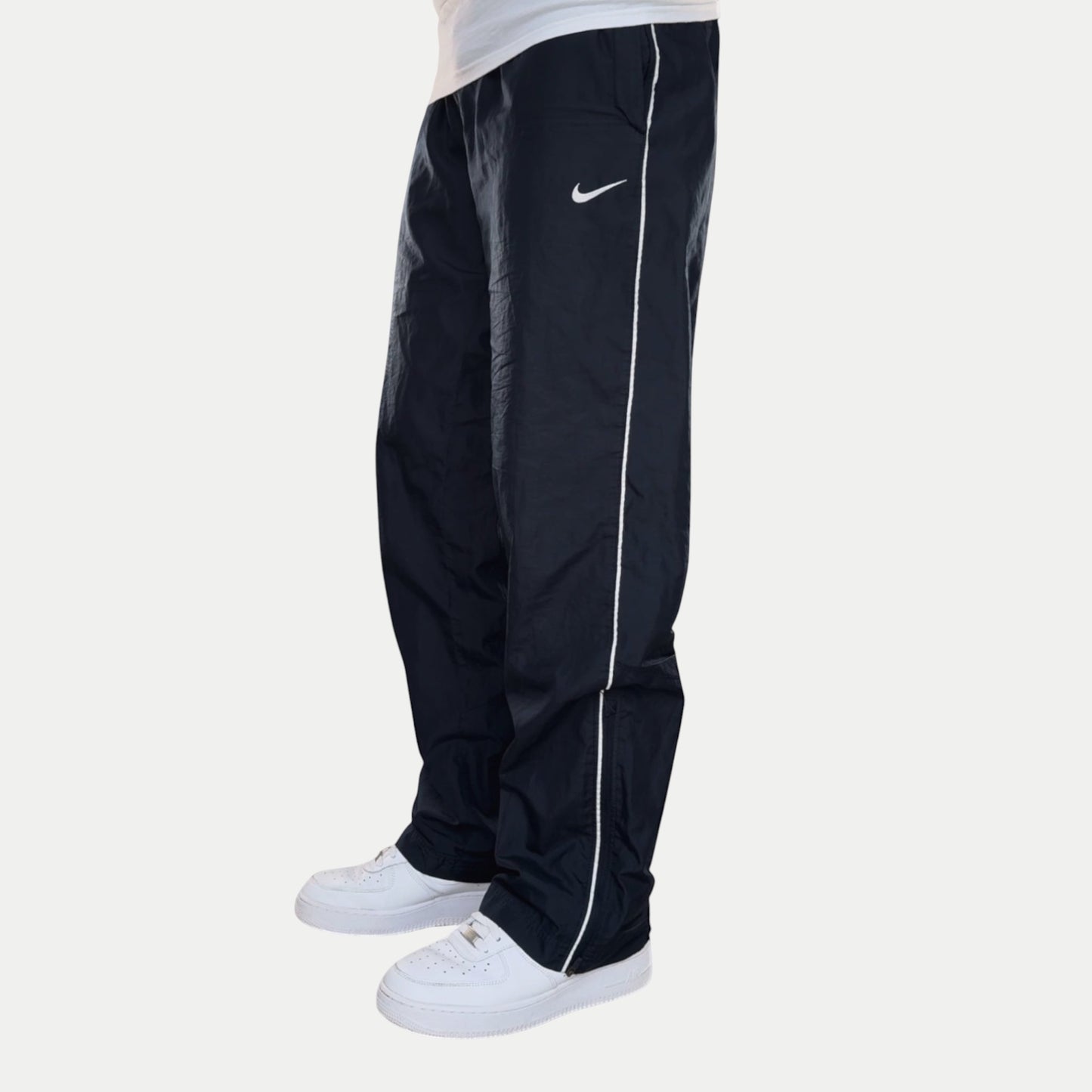 RARE 2000s Nike Trackpants Navy - (L)