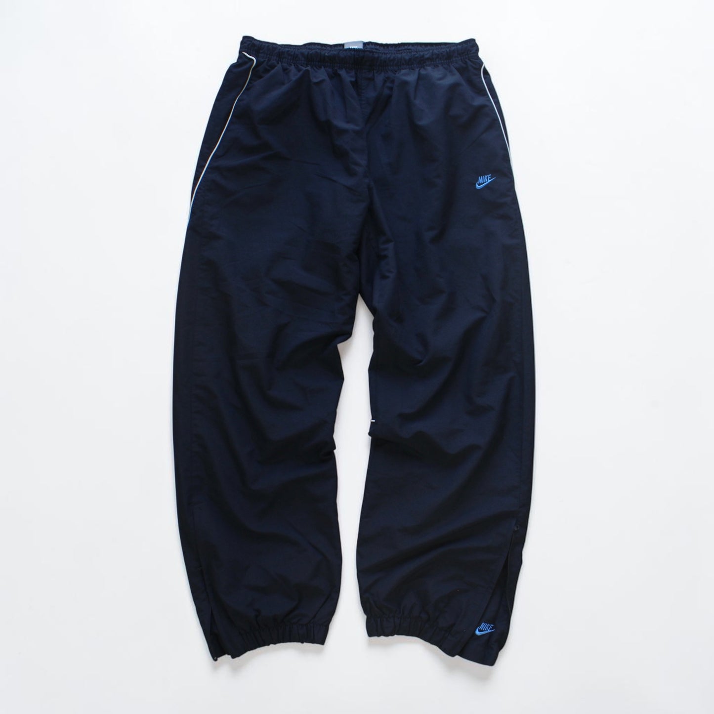 RARE 2000s Nike Trackpants Navy - (L)
