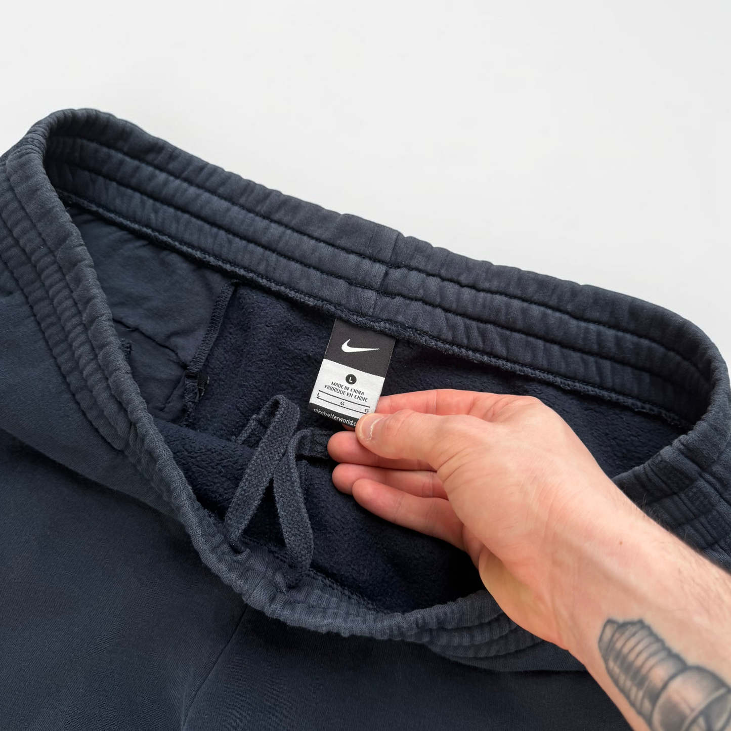 RARE 2000s Nike Joggers Navy - (L)