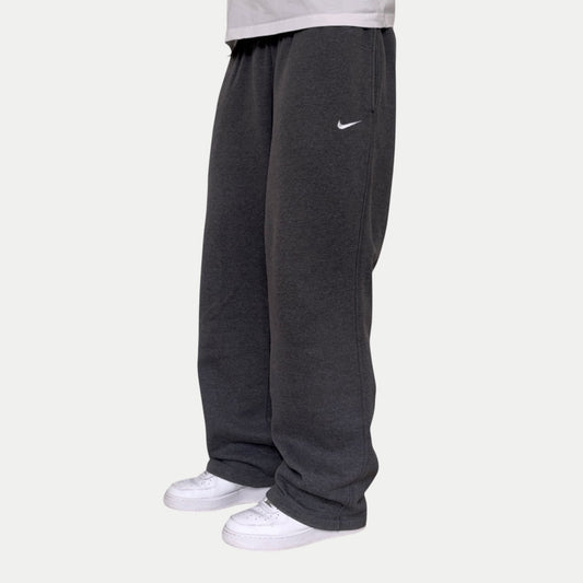 RARE 2000s Open Leg Nike Joggers Grey - (S)