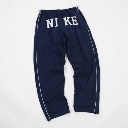RARE 00s Nike Spellout Trackpants Navy - (L)