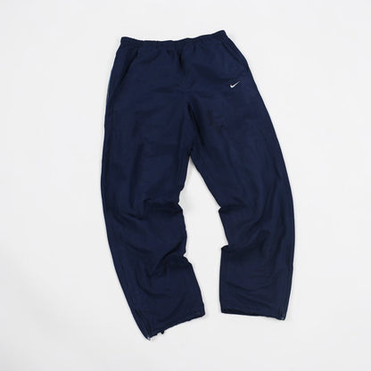 RARE 00s Nike Spellout Trackpants Navy - (L)