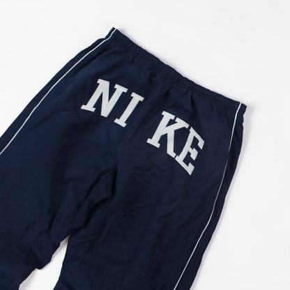 RARE 00s Nike Spellout Trackpants Navy - (L)