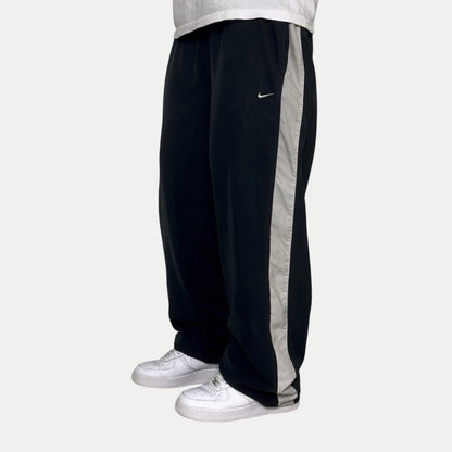 RARE 2000s Nike Trackpants Black - (XL)