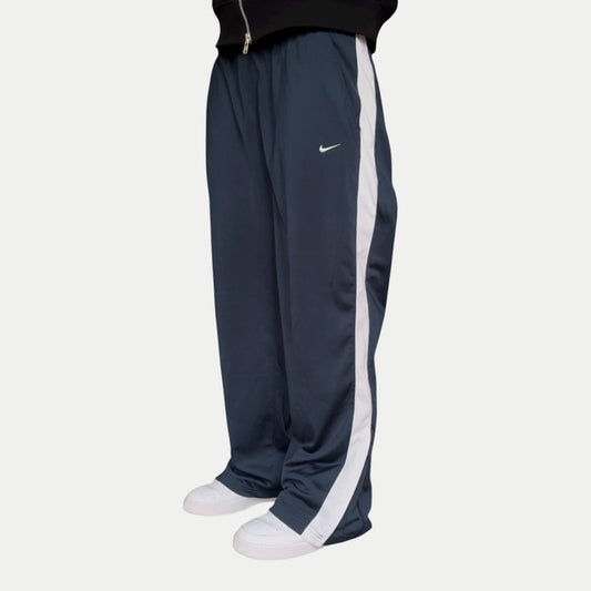 RARE 2000s Nike Trackpants Navy - (L)