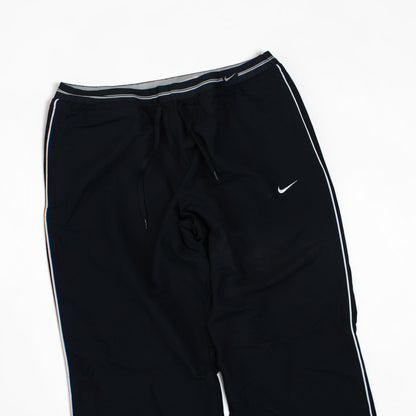 RARE 2000s Nike Baggy Trackpants Black - (M)
