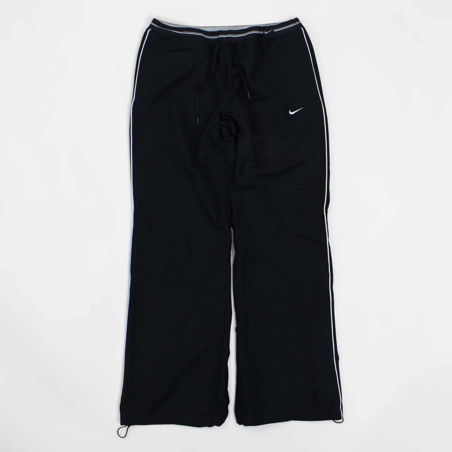 RARE 2000s Nike Baggy Trackpants Black - (M)