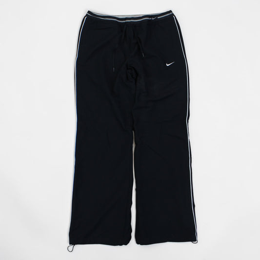 RARE 2000s Nike Baggy Trackpants Black - (M)