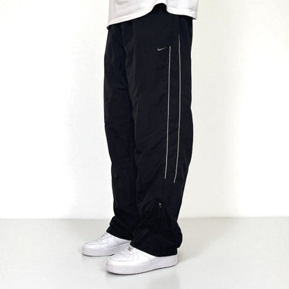 RARE 2000s Nike Trackpants Black - (L)