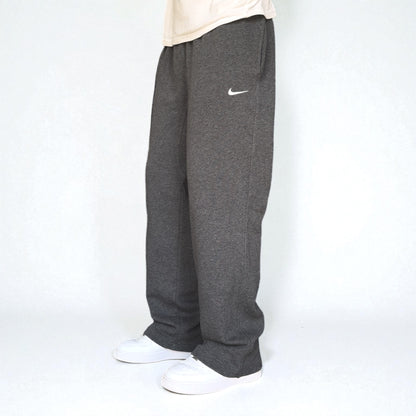 RARE 2000s Baggy Nike Joggers Grey - (XL)