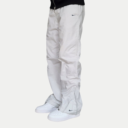 SUPER RARE 2000s Nike Trackpants Grey - (S)