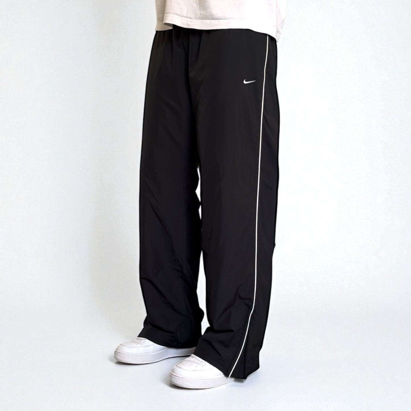 RARE 2000s Nike Trackpants Black - (L)