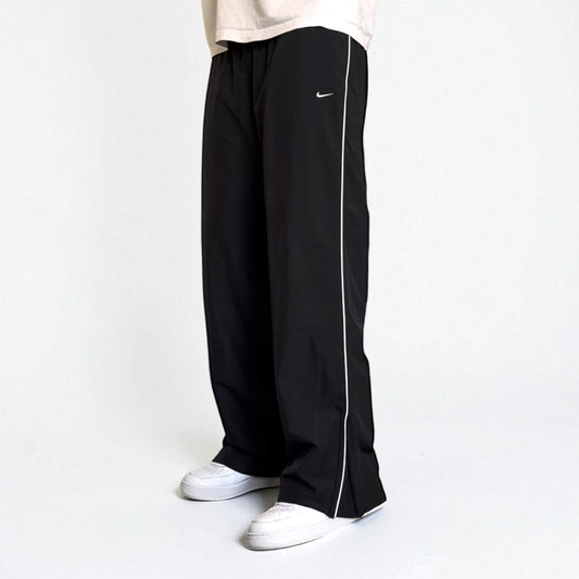 RARE 2000s Nike Trackpants Black - (L)