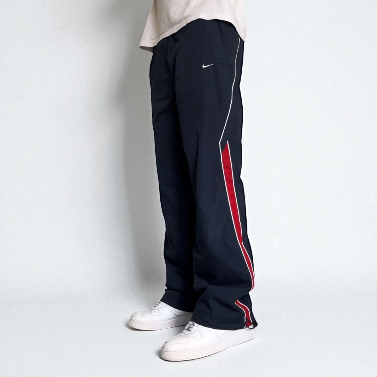 RARE 2000s Nike Trackpants Navy - (L)