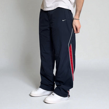 RARE 2000s Nike Trackpants Navy - (L)
