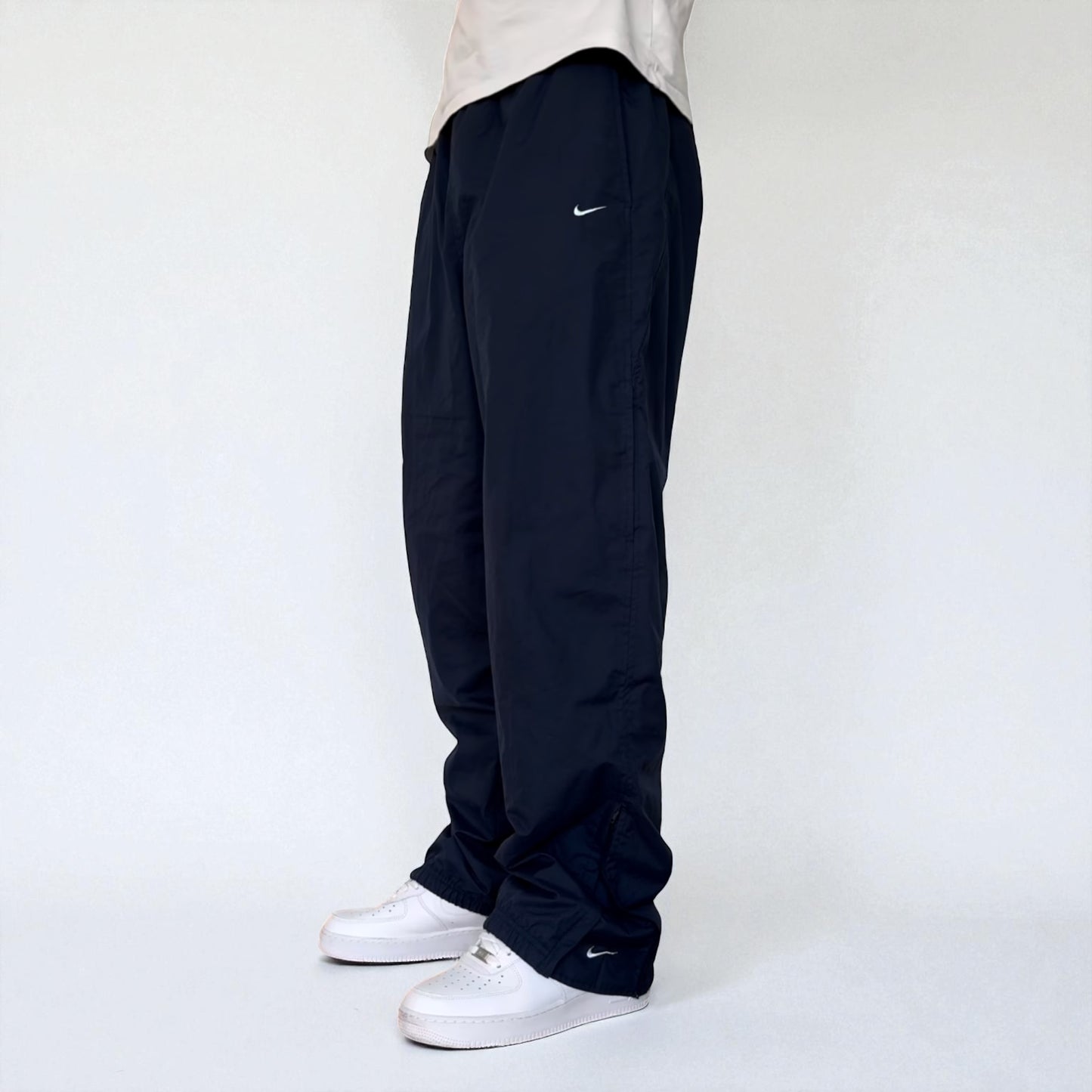RARE 2000s Nike Trackpants Navy - (S)