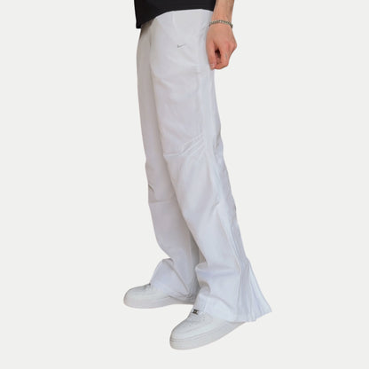RARE 00s Nike Trackpants White - (S)