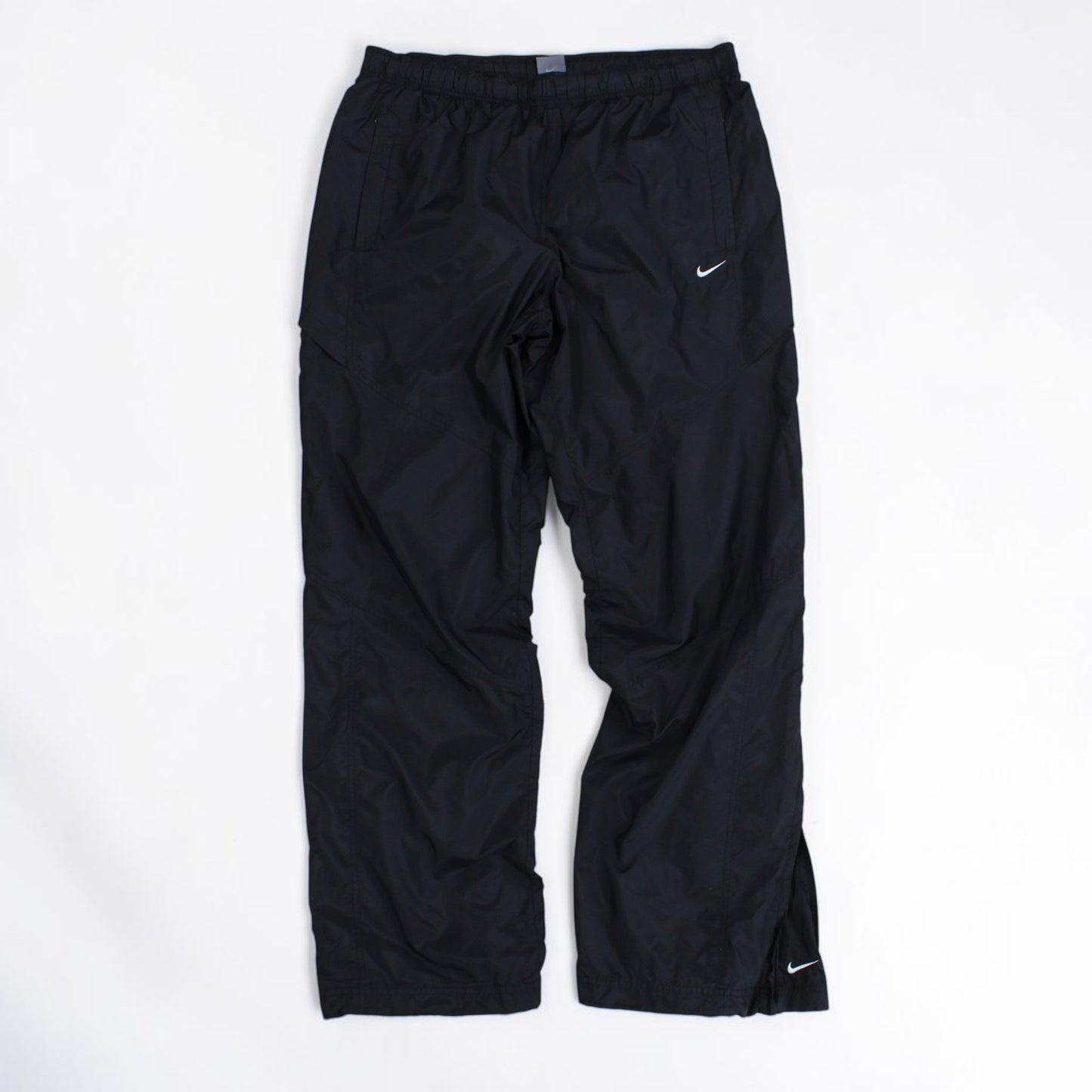 SUPER RARE 2000s Nike Trackpants Black - (L)