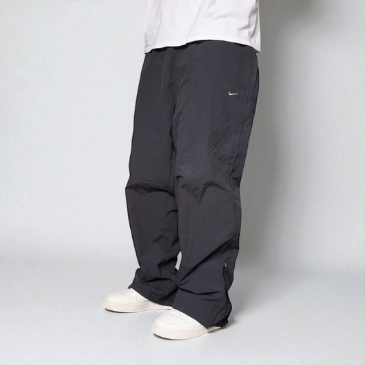 RARE 2000s Baggy Nike Trackpants Grey - (L)