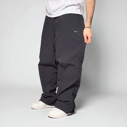 RARE 2000s Baggy Nike Trackpants Grey - (L)