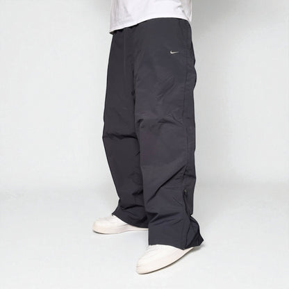 RARE 2000s Baggy Nike Trackpants Grey - (L)