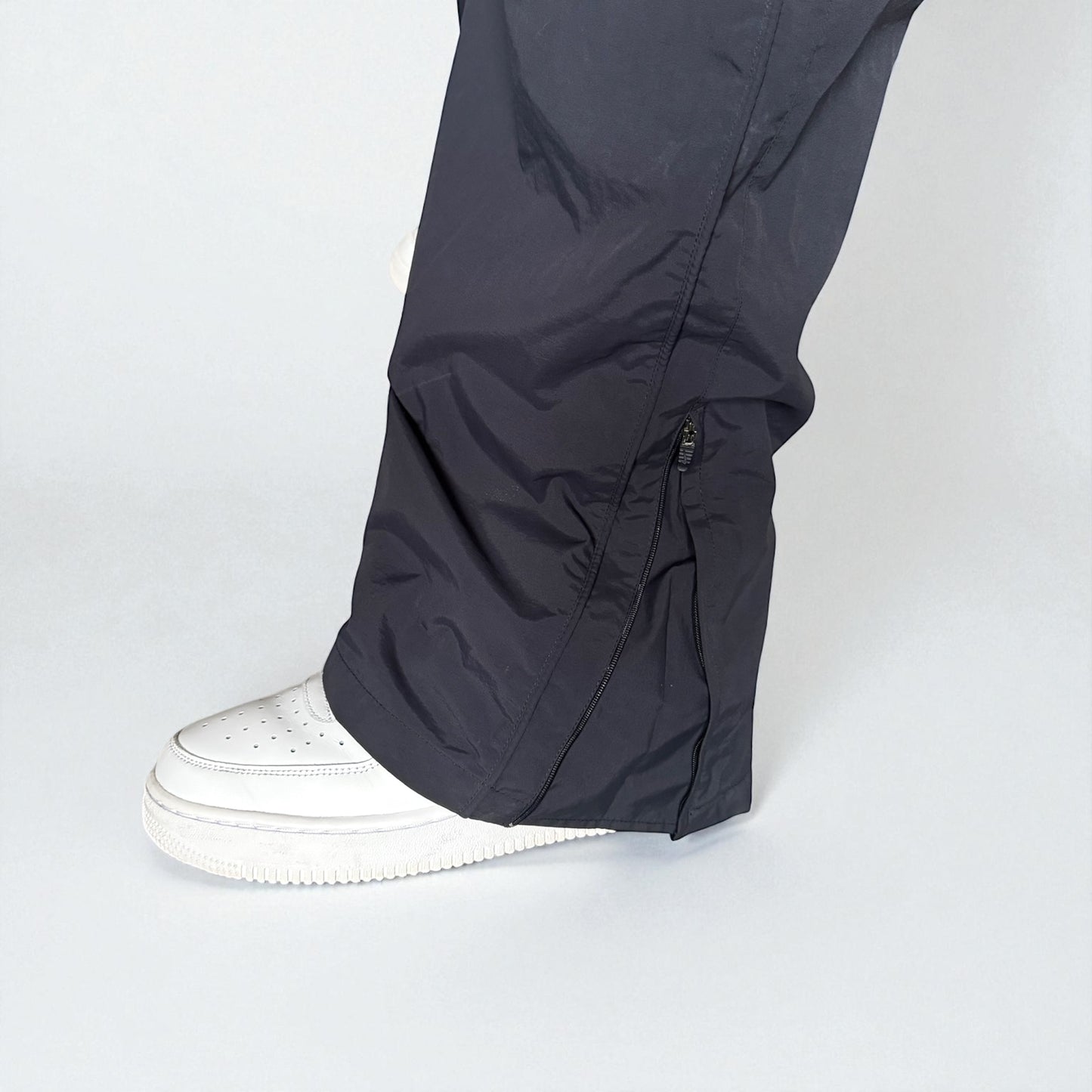 RARE 2000s Baggy Nike Trackpants Grey - (L)