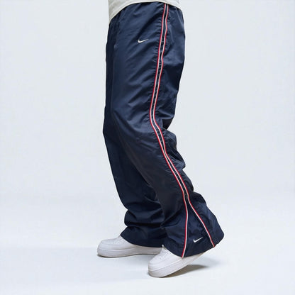 SUPER RARE 00s Nike Trackpants Navy - (XL)