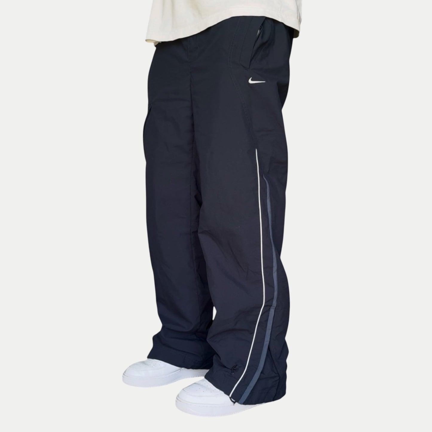 RARE 2000s Nike Trackpants Navy - (XL)