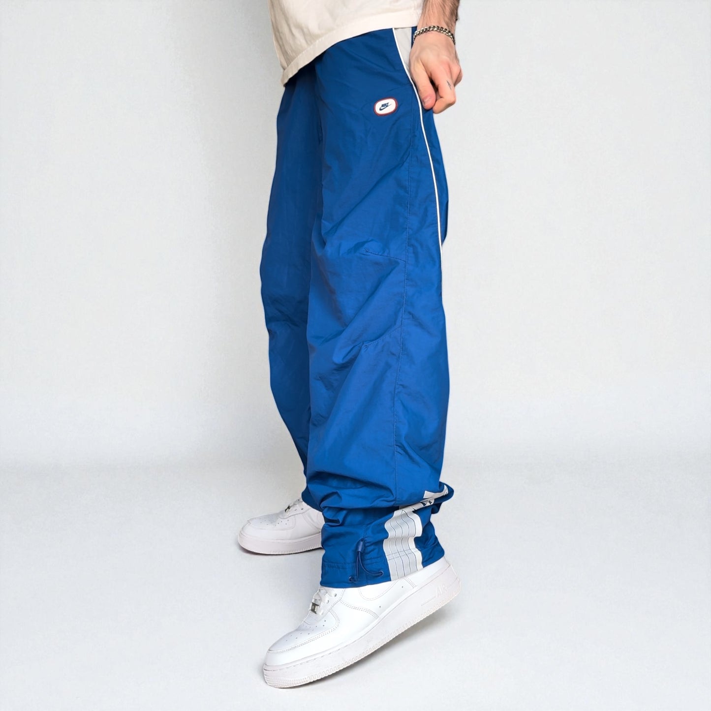 RARE 2000s Nike Trackpants Blue - (M)