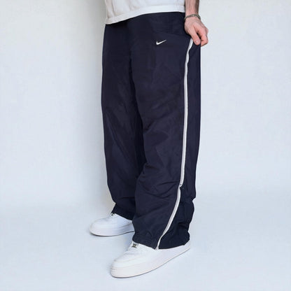 RARE 2000s Nike Trackpants Navy - (L)