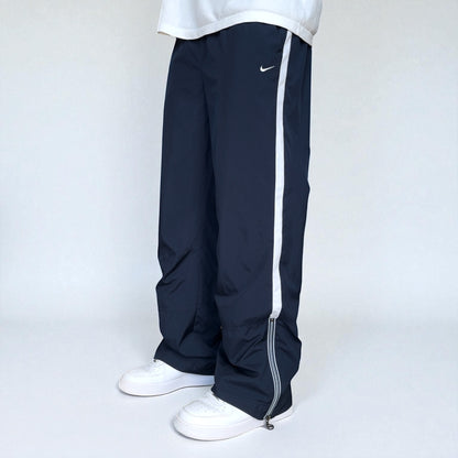 RARE 2000s Nike Trackpants Navy - (M)