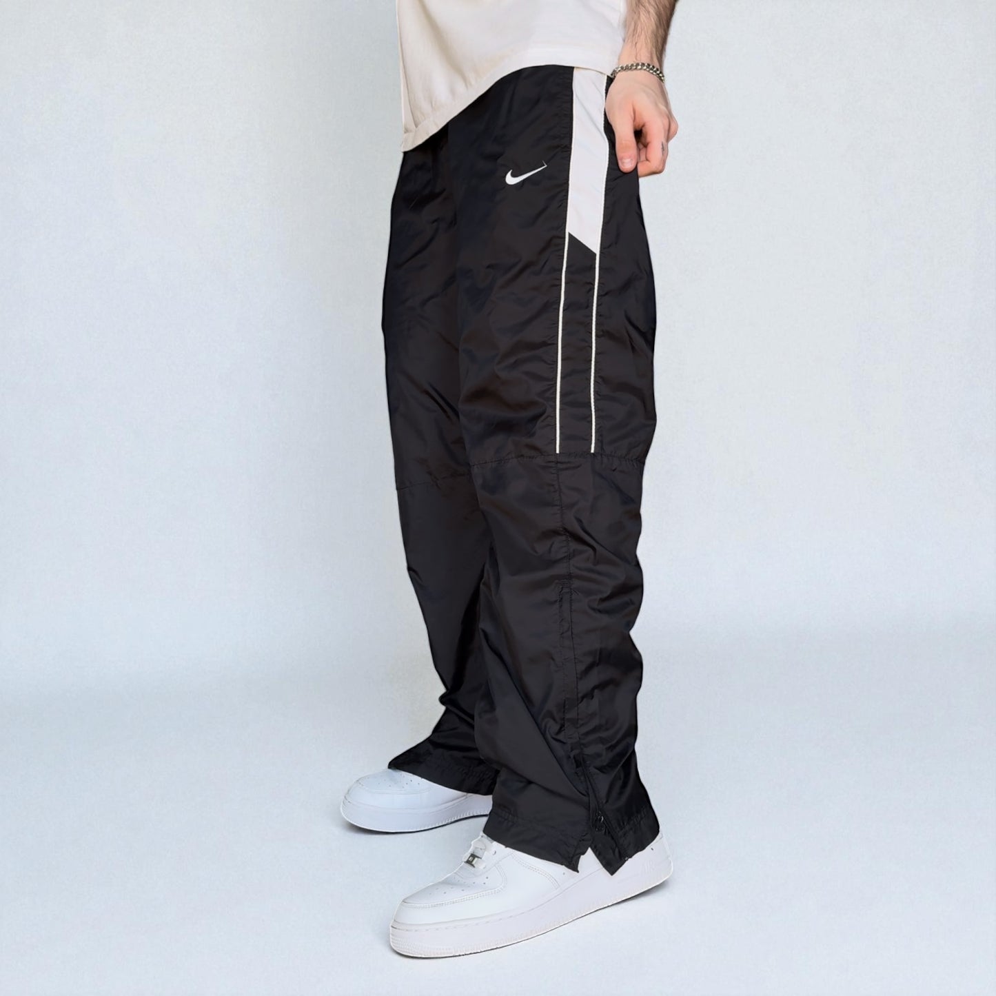 RARE 2000s Nike Trackpants Black - (S)