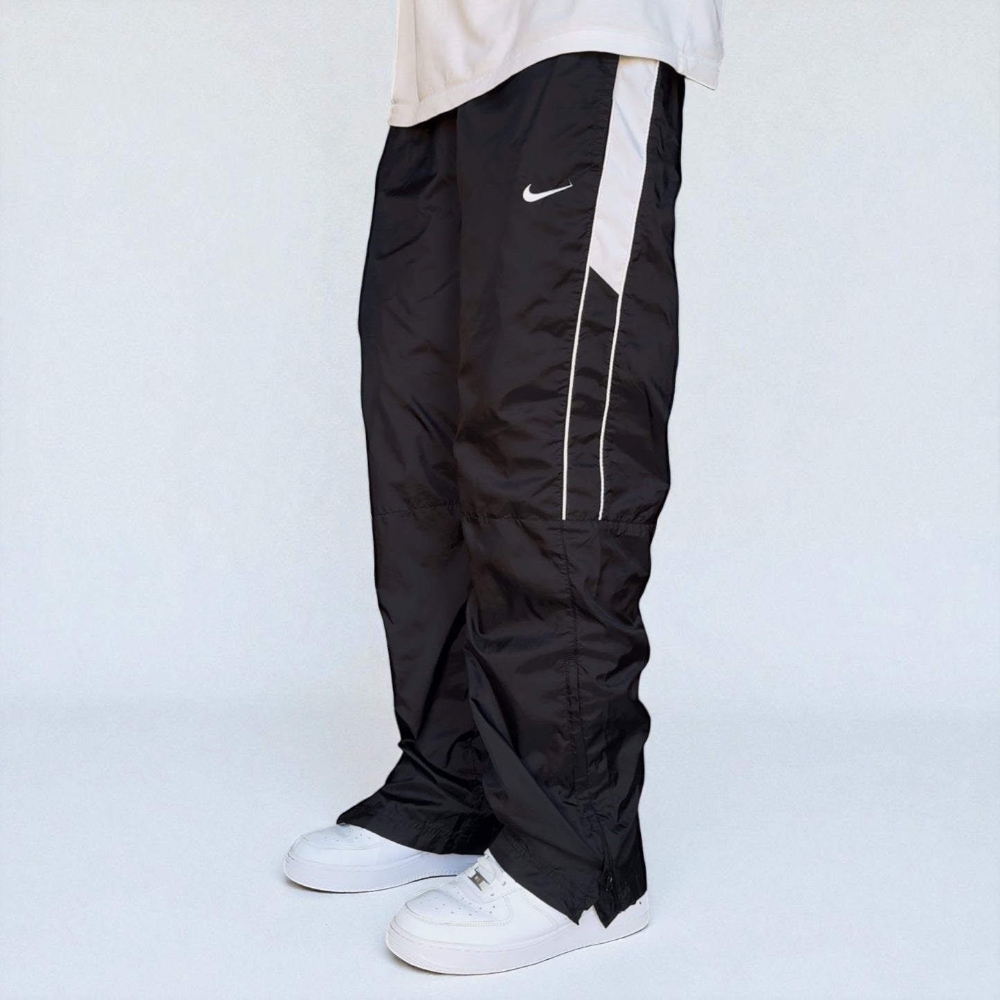 RARE 2000s Nike Trackpants Black - (S)
