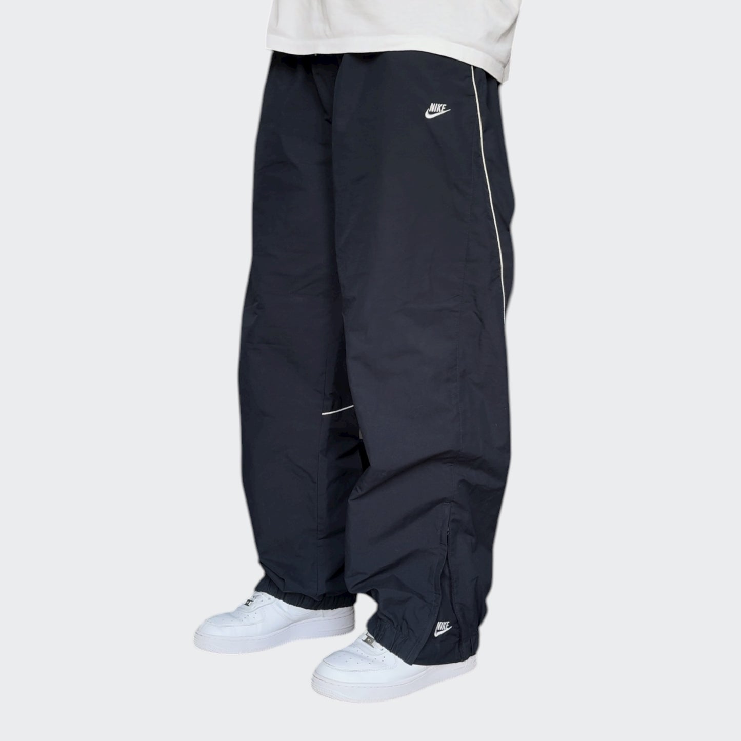 RARE 2000s Nike Trackpants Navy - (XL)