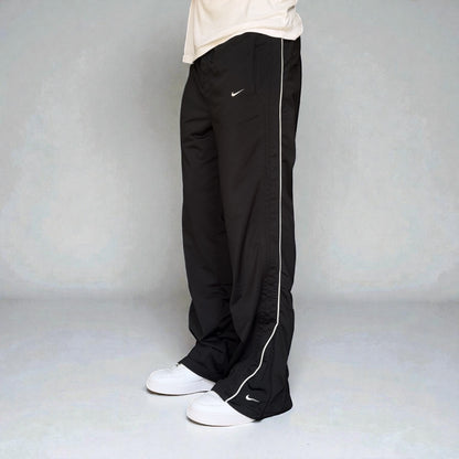 RARE 2000s Baggy Nike Trackpants Black - (L)