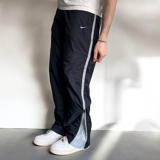 RARE 1990s Nike Trackpants Navy - (L)