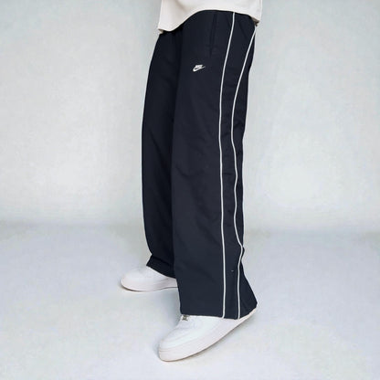 RARE 2000s Baggy Nike Trackpants Navy - (L)