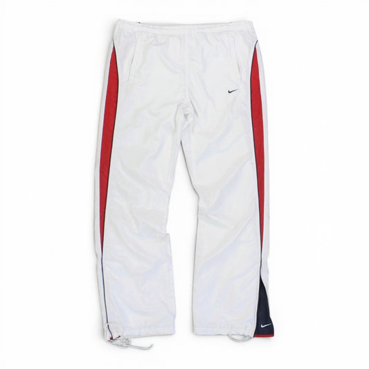 SUPER RARE 2000s Nike Trackpants White *PREMIUM* - (L)