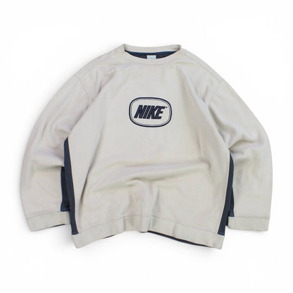 SUPER RARE 2000s Nike Sweatshirt Cream - (XL)