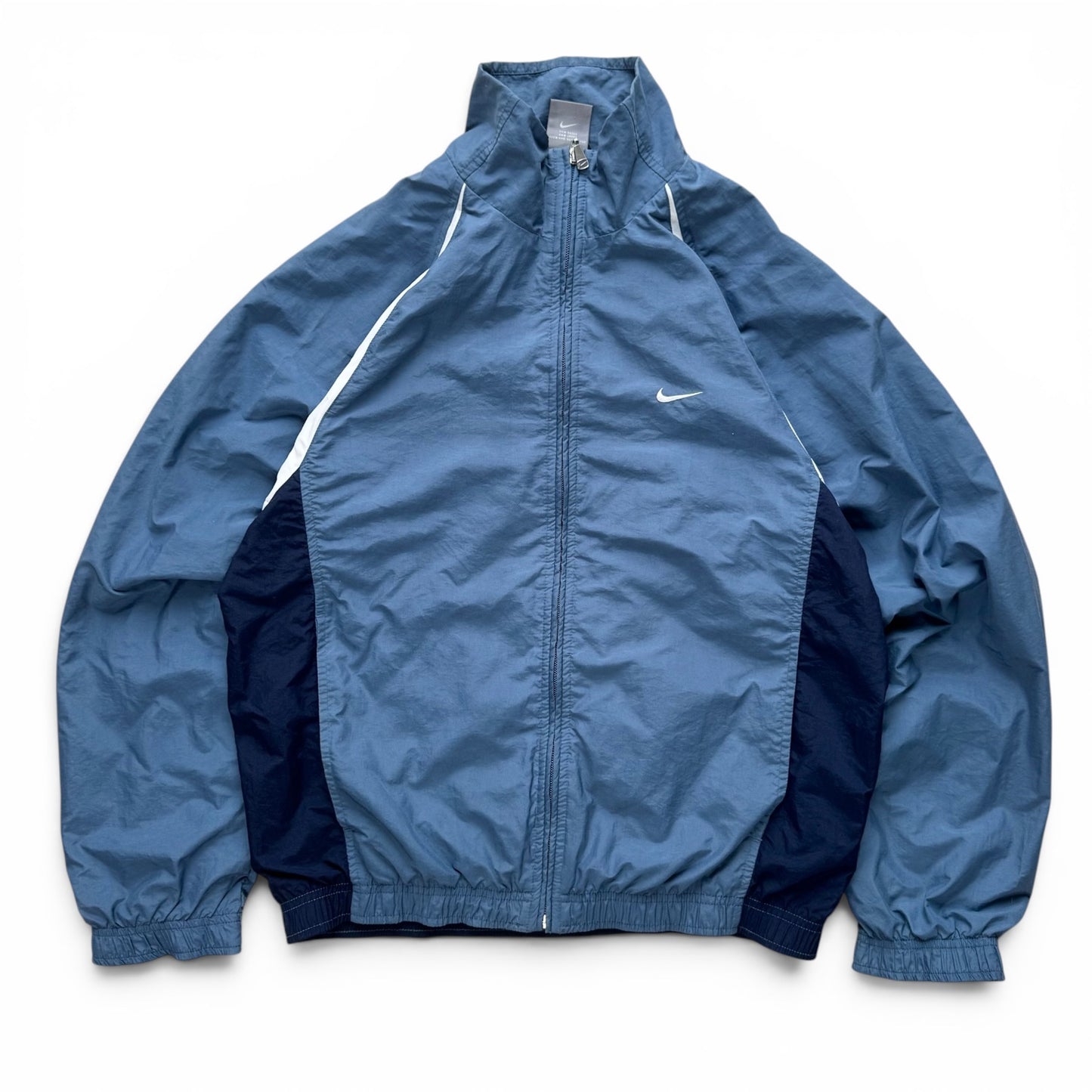 RARE 2000s Nike Track Jacket Blue - (S)