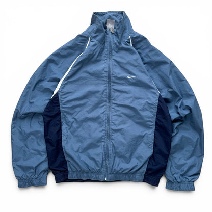 RARE 2000s Nike Track Jacket Blue - (S)