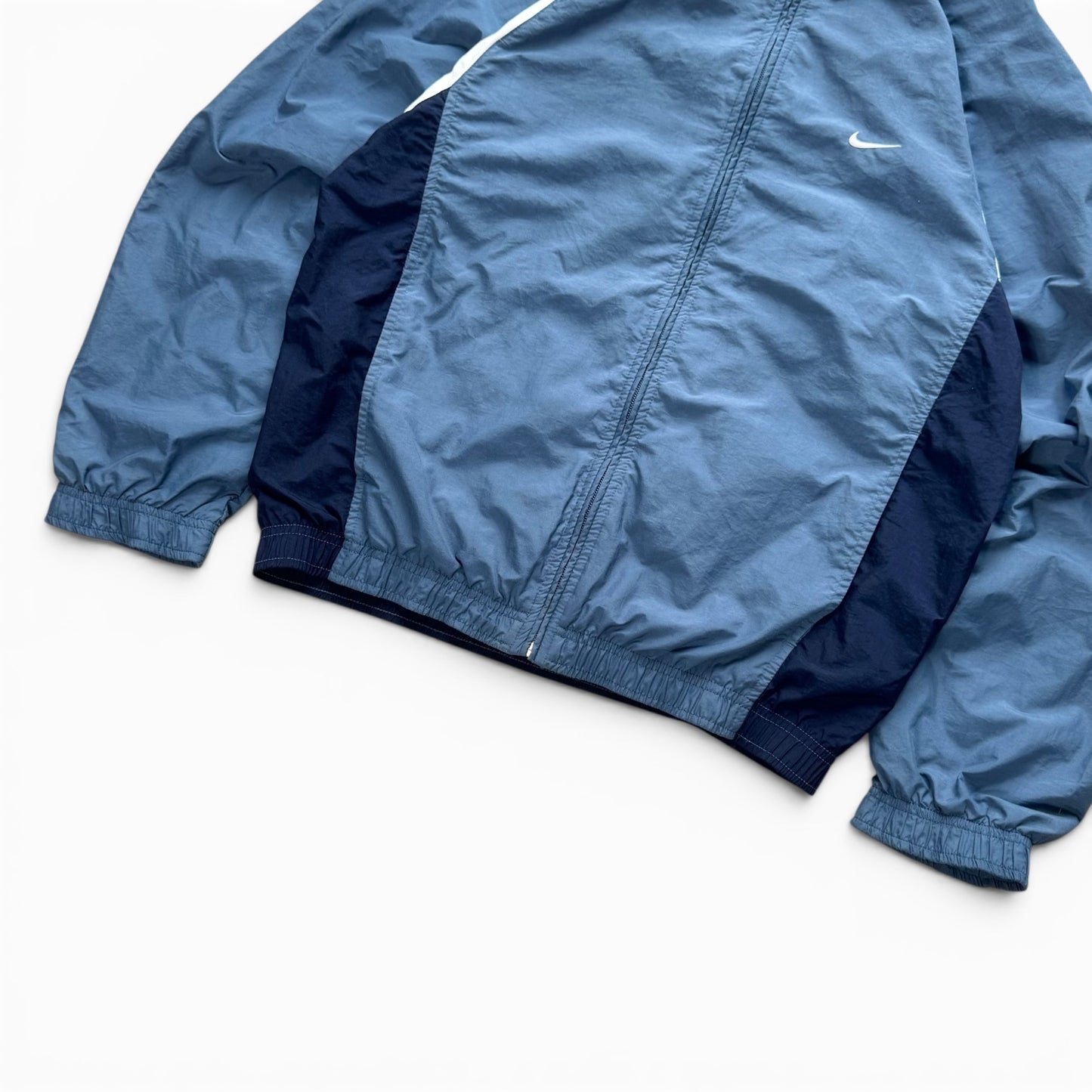 RARE 2000s Nike Track Jacket Blue - (S)