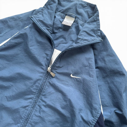 RARE 2000s Nike Track Jacket Blue - (S)