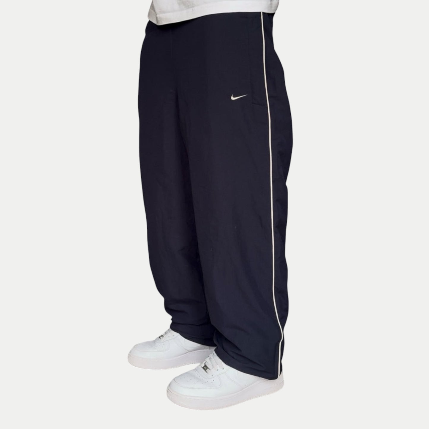 RARE 1990s Nike Trackpants Navy - (L)