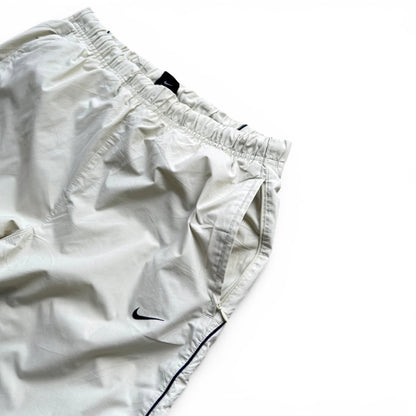 RARE 2000s Nike Trackpants Cream - (S)