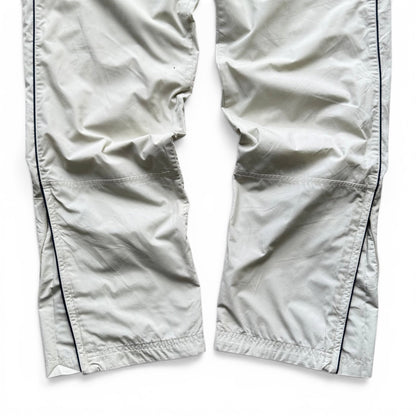 RARE 2000s Nike Trackpants Cream - (S)