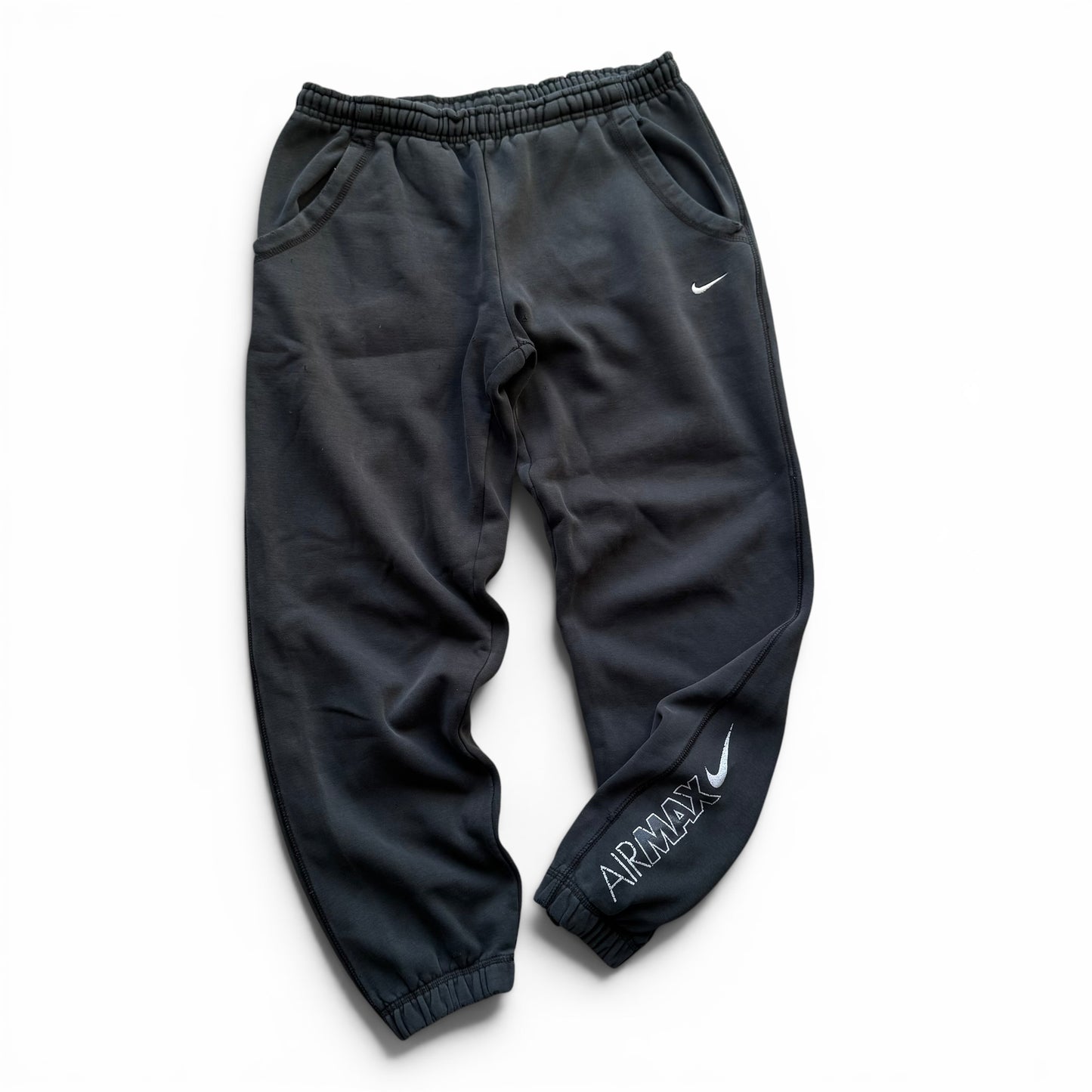RARE 2000s Nike Air Max Joggers Grey - (S)