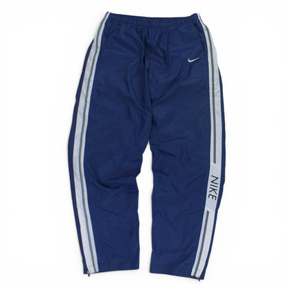 RARE 1990s Baggy Nike Trackpants Blue - (L)